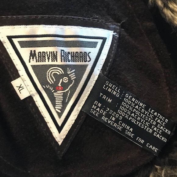 Marvin Richards 100% Leather/ faux fur - Picture 4 of 4